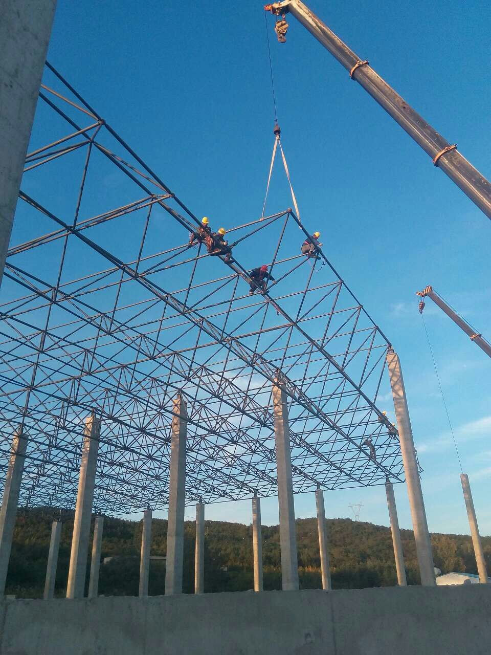 广西汪清物流园网架